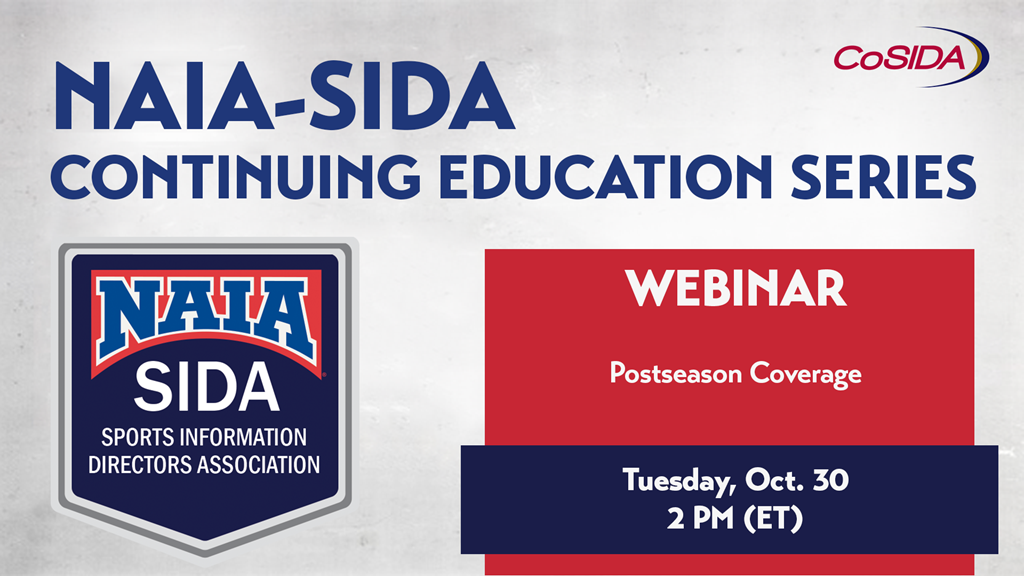 NAIA-SIDA Continuing Education Webinar: Postseason Coverage